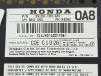 2012 Honda Civic Radio AM FM Cd Player Receiver Replacement P/N:39100-TR0-A81 PH-3429C, CLAJHD140017061, 276-0866-12 Fits OE