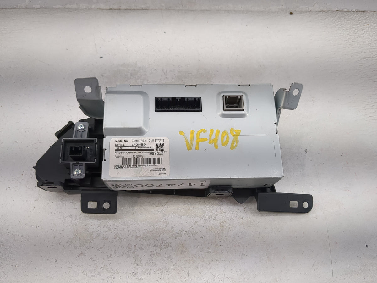 2012 Honda Civic Information Radio Display Screen 1474708 - Oemusedautoparts1.com
