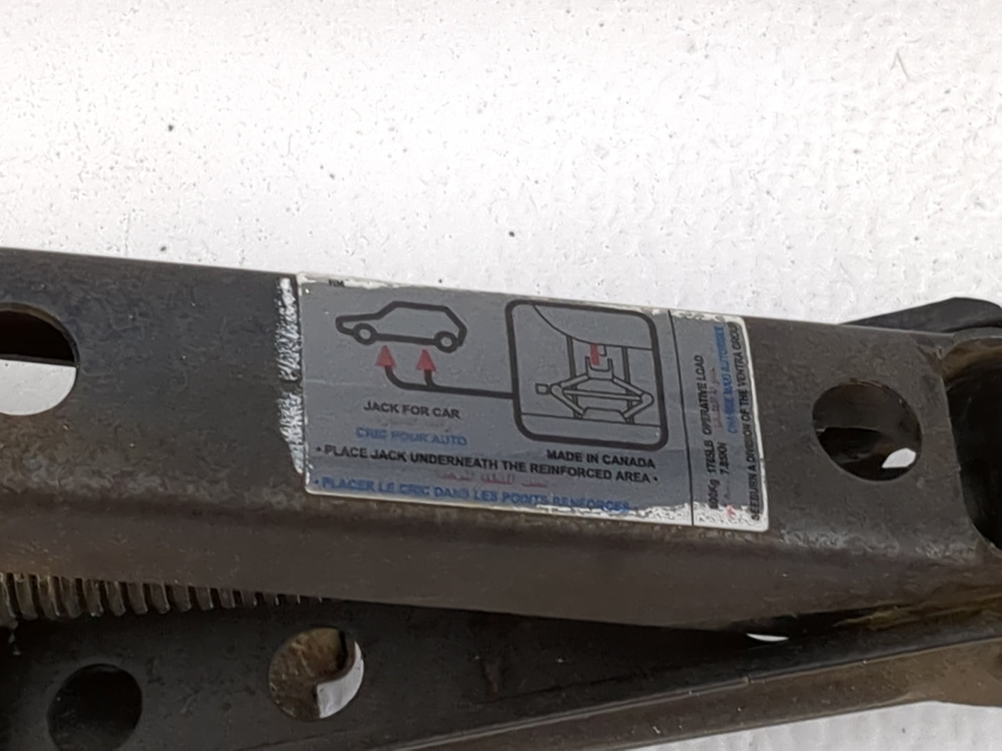 2012 Honda Civic Spare Scissor Car Jack - Oemusedautoparts1.com