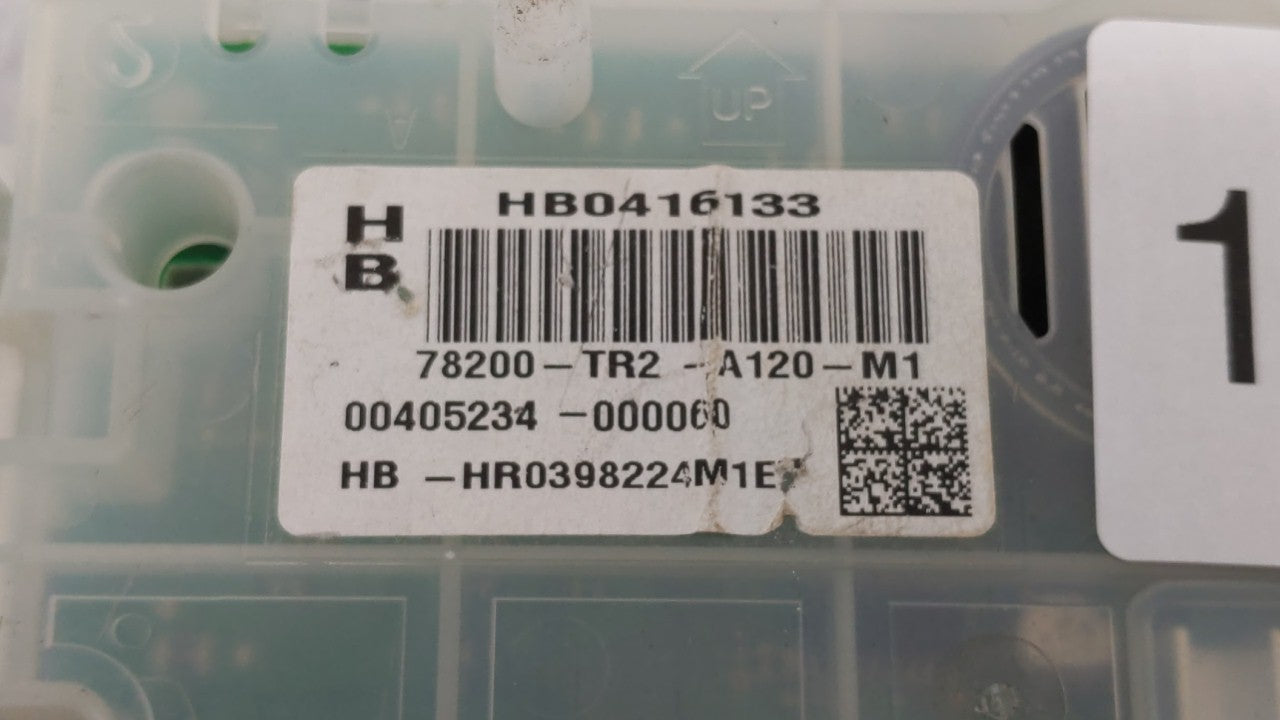 2012-2013 Honda Civic Instrument Cluster Speedometer Gauges P/N:78200-TR2-A120-M1 Fits Fits 2012 2013 OEM Used Auto Parts - 