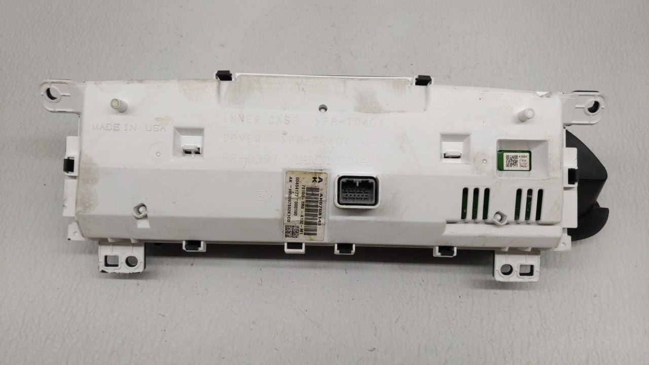 2012-2015 Honda Civic Instrument Cluster Speedometer Gauges P/N:78260-TR0-A132-M1 78200-TR3-A212-M1 Fits Fits 2012 2013 2014