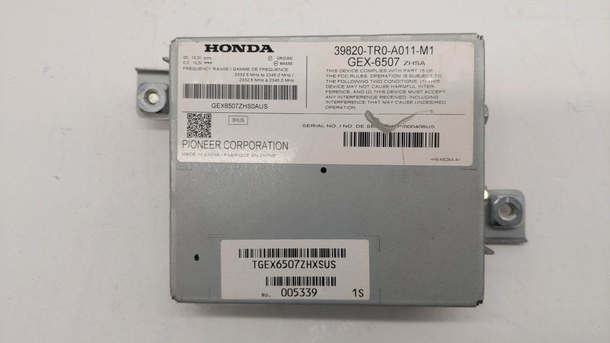 2012-2012 Honda Civic Am Fm Cd Player Radio Receiver 267261 - Oemusedautoparts1.com