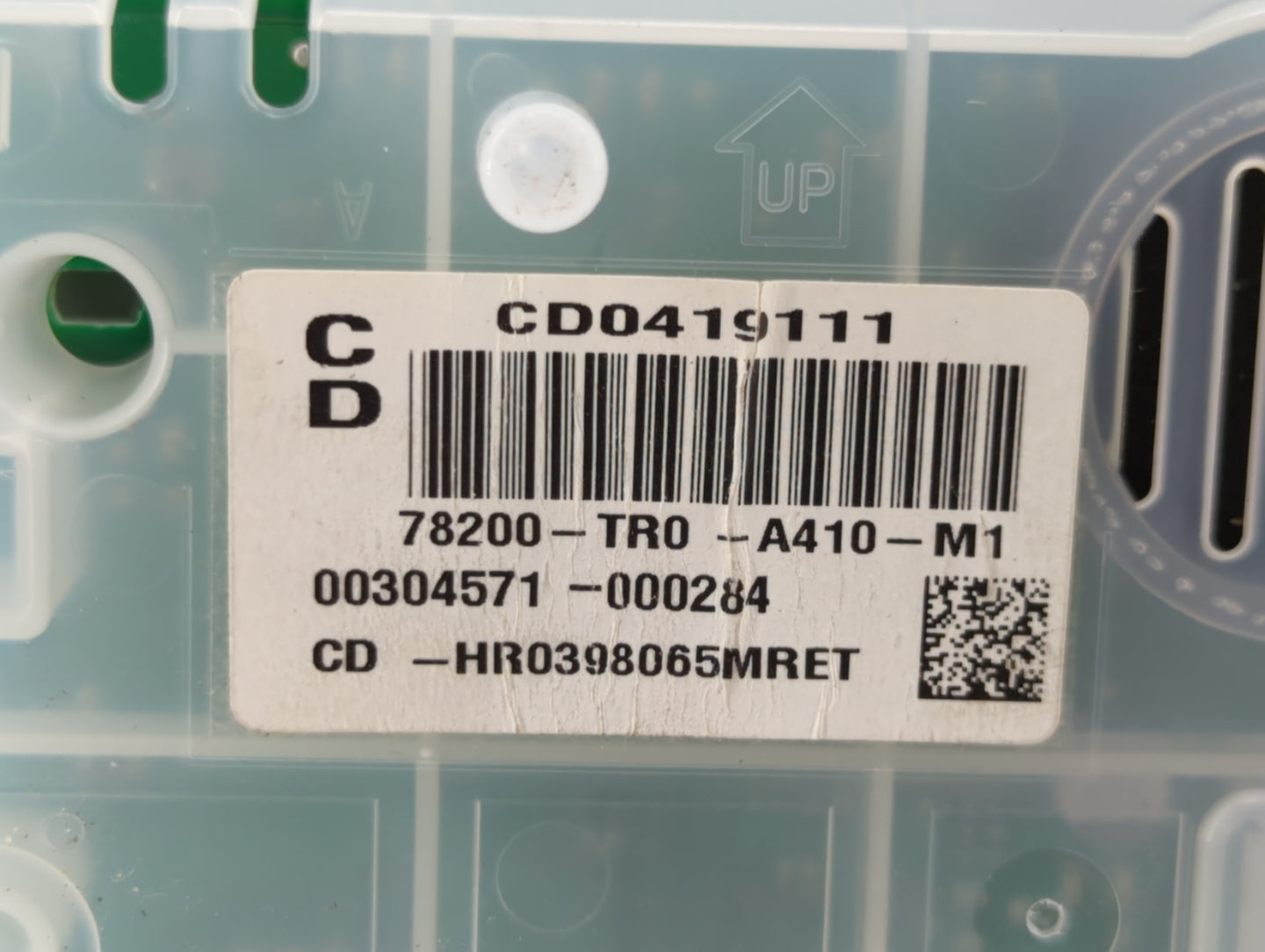 2012-2013 Honda Civic Instrument Cluster Speedometer Gauges P/N:78100-TR0-A120-M1 78200-TR0-A420-M1 Fits Fits 2012 2013 OEM 
