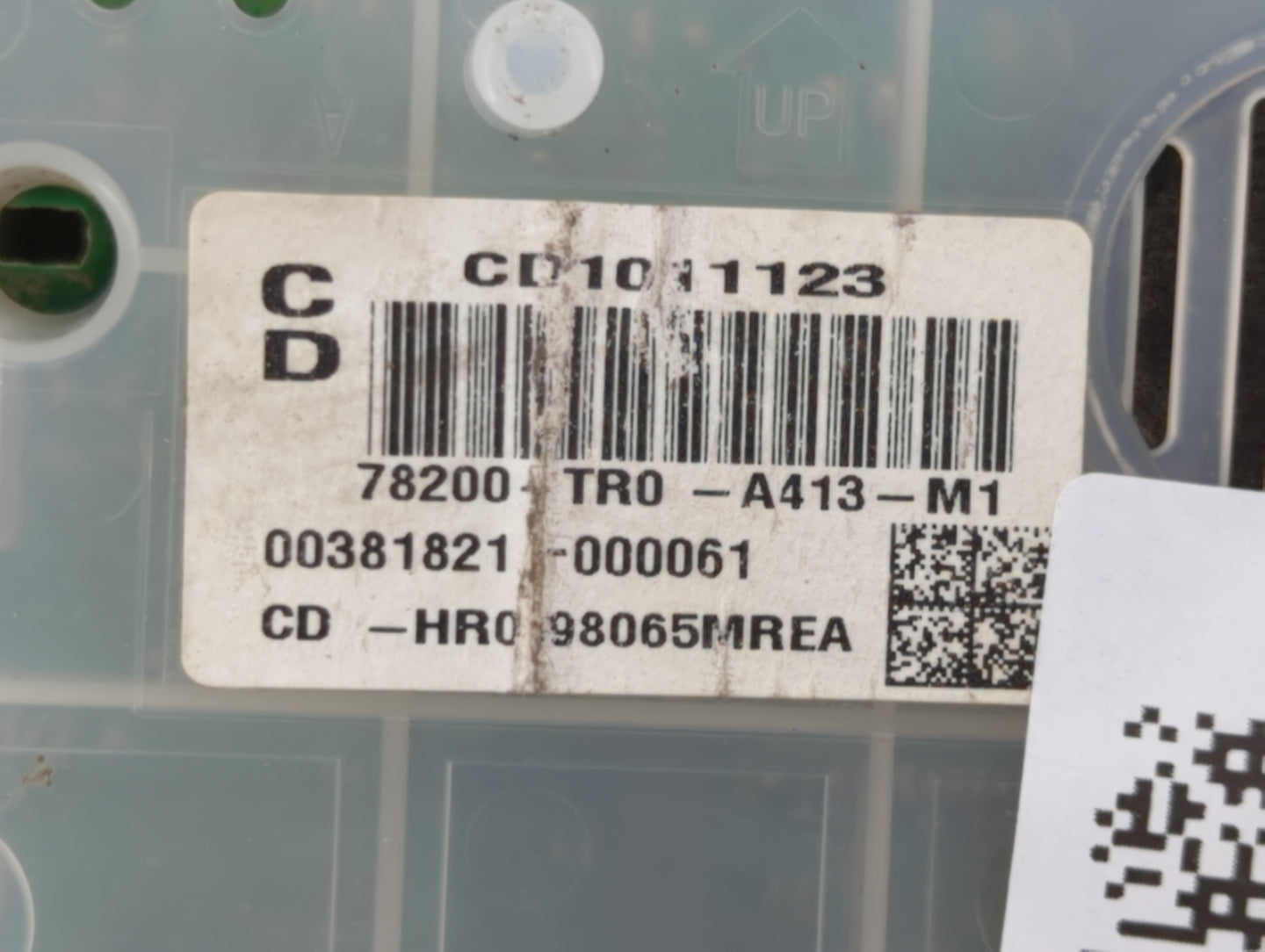 2012-2013 Honda Civic Instrument Cluster Speedometer Gauges P/N:78100-TR0-A120-M1 78200-TR0-A420-M1 Fits Fits 2012 2013 OEM 
