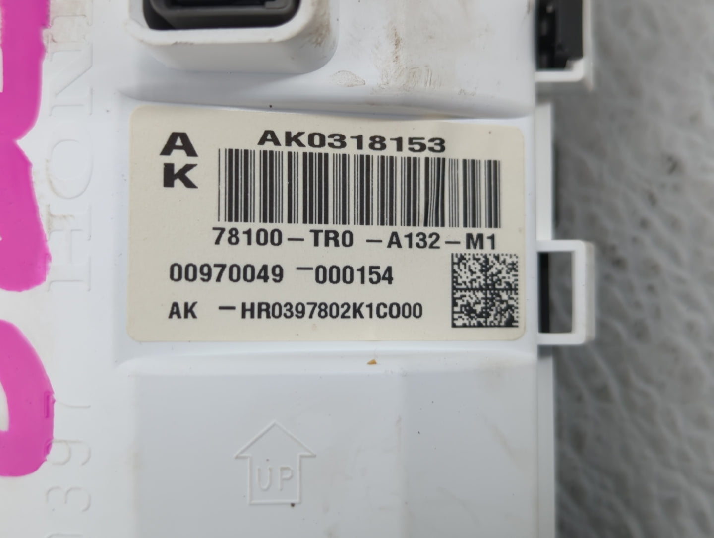 2012 Honda Civic Radio AM FM Cd Player Receiver Replacement P/N:78100-TR0-A132-M1 Fits OEM Used Auto Parts - Oemusedautopart