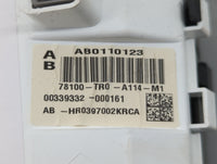 2012-2015 Honda Civic Instrument Cluster Speedometer Gauges P/N:78100-TR0-A114-M1 AB0110123 Fits Fits 2012 2013 2014 2015 OE