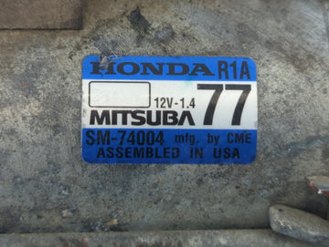 2013-2015 Honda Civic Car Starter Motor Solenoid OEM P/N:SM-74004 Fits Fits 2013 2014 2015 2016 2017 2018 2019 2020 2021 2022 OEM Used Auto Parts