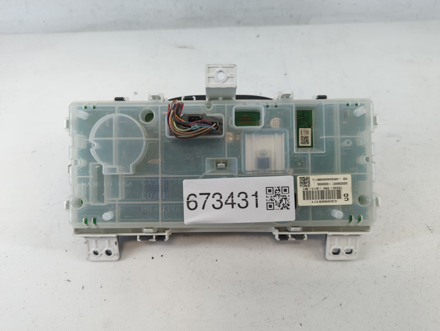 2012-2013 Honda Civic Instrument Cluster Speedometer Gauges P/N:78200-TR0-A413-M1 Fits Fits 2012 2013 OEM Used Auto Parts - 