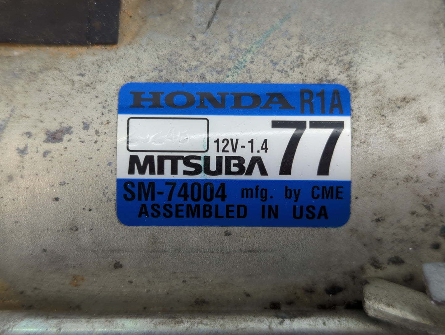 2013-2015 Honda Civic Car Starter Motor Solenoid OEM P/N:SM-74004 Fits Fits 2013 2014 2015 2016 2017 2018 2019 2020 2021 202