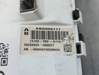 2012-2015 Honda Civic Instrument Cluster Speedometer Gauges P/N:78100-TR0-A110 AB0308111 Fits Fits 2012 2013 2014 2015 OEM U