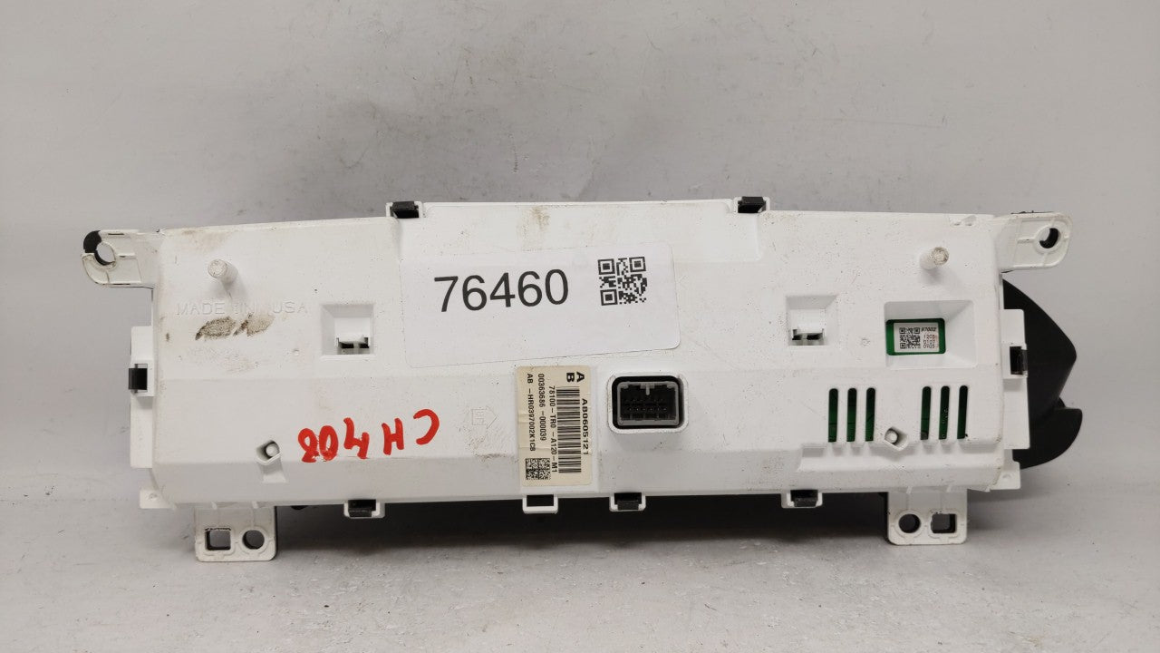 2012-2015 Honda Civic Instrument Cluster Speedometer Gauges P/N:78260-TR0-A132-M1 78200-TR3-A212-M1 Fits Fits 2012 2013 2014