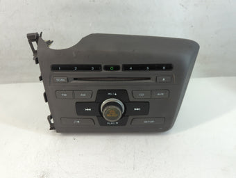 compare product 2012 Honda Civic Radio AM FM Cd Player Receiver Replacement P/N:39100-TR0-A315-M1 Fits OEM Used Auto Parts