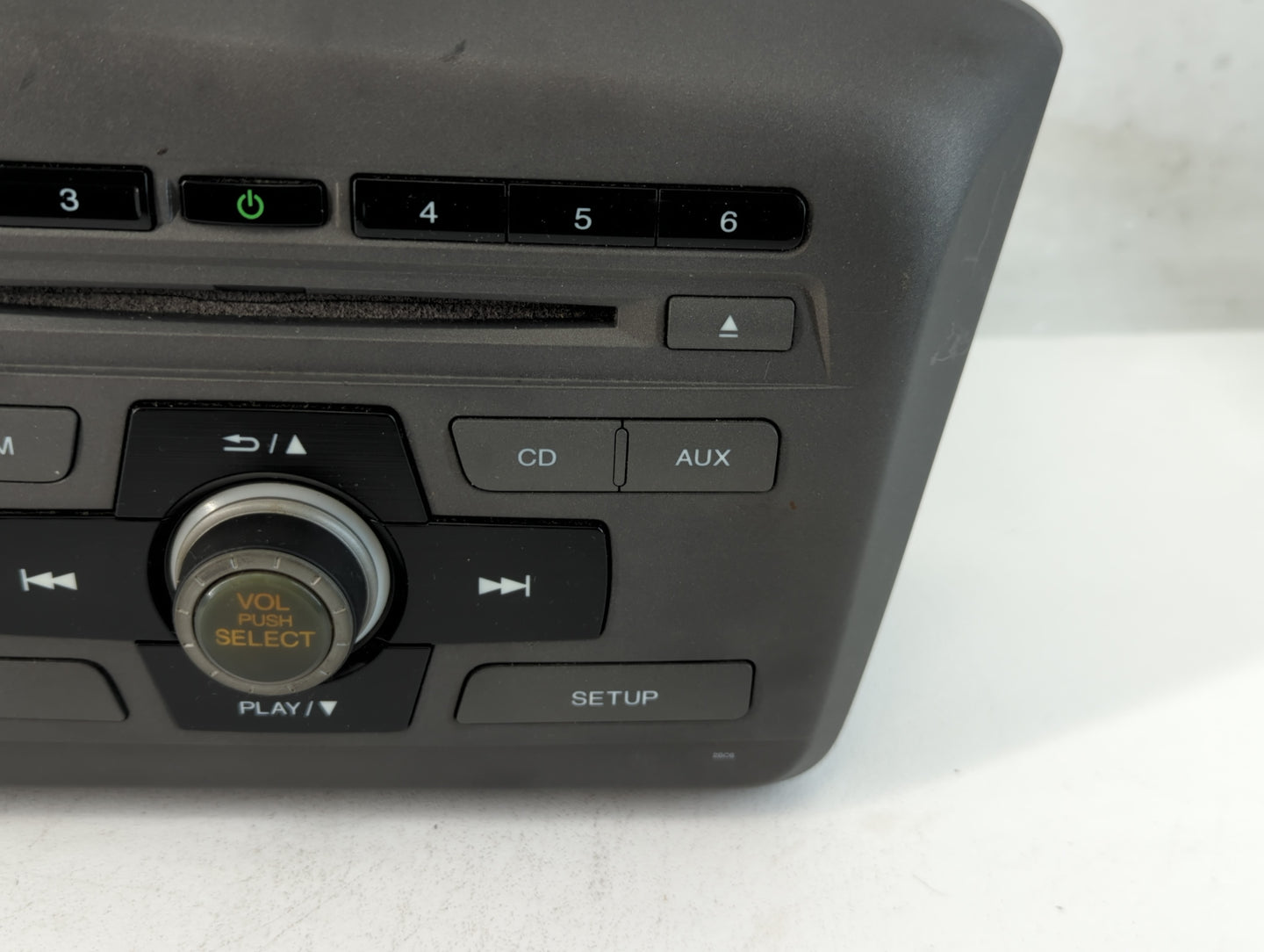 2012 Honda Civic Radio AM FM Cd Player Receiver Replacement P/N:39100-TR0-A315-M1 Fits OEM Used Auto Parts - Oemusedautopart