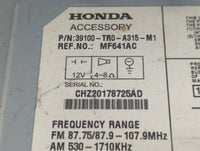 2012 Honda Civic Radio AM FM Cd Player Receiver Replacement P/N:39100-TR0-A315-M1 Fits OEM Used Auto Parts - Oemusedautopart