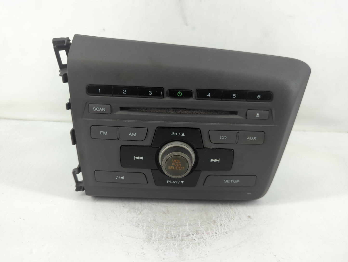 2012 Honda Civic Radio AM FM Cd Player Receiver Replacement P/N:39100-TR0-A315-M1 Fits OEM Used Auto Parts - Oemusedautopart