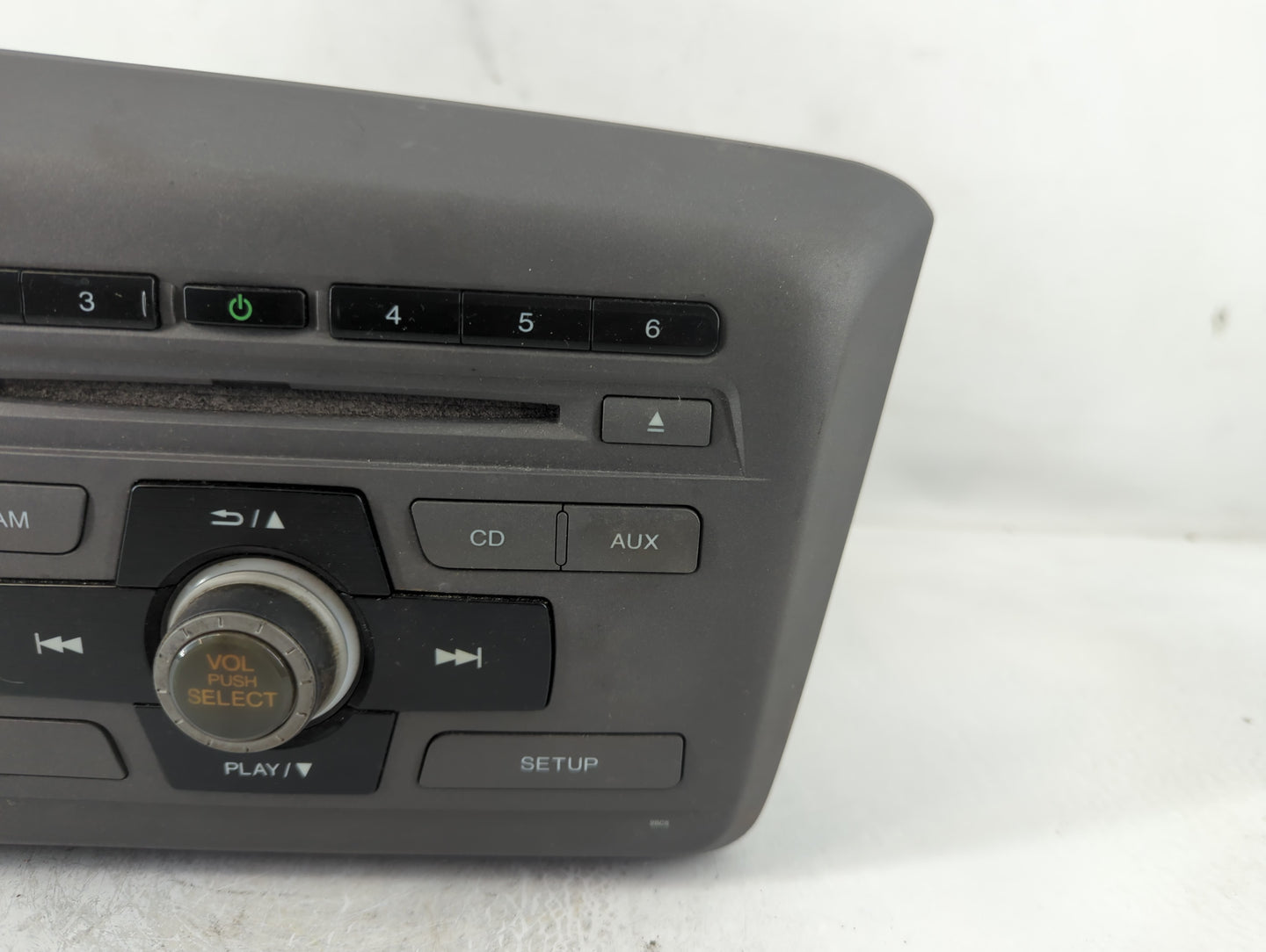 2012 Honda Civic Radio AM FM Cd Player Receiver Replacement P/N:39100-TR0-A315-M1 Fits OEM Used Auto Parts - Oemusedautopart