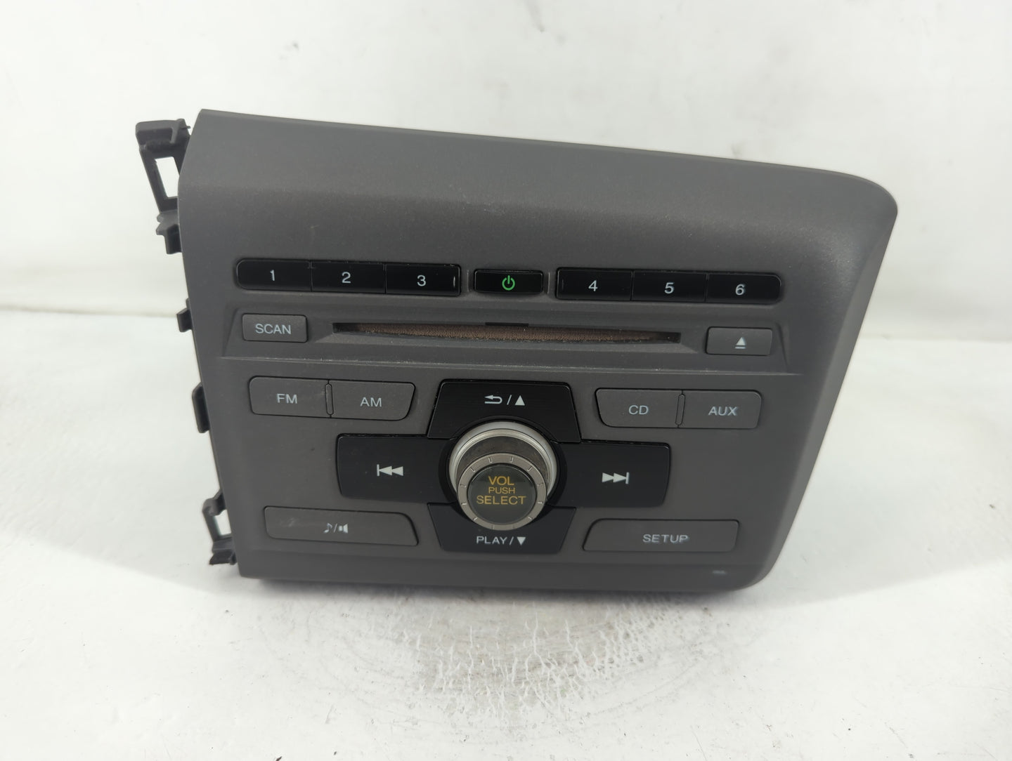 2012 Honda Civic Radio AM FM Cd Player Receiver Replacement P/N:39100-TR0-A315-M1 Fits OEM Used Auto Parts - Oemusedautopart