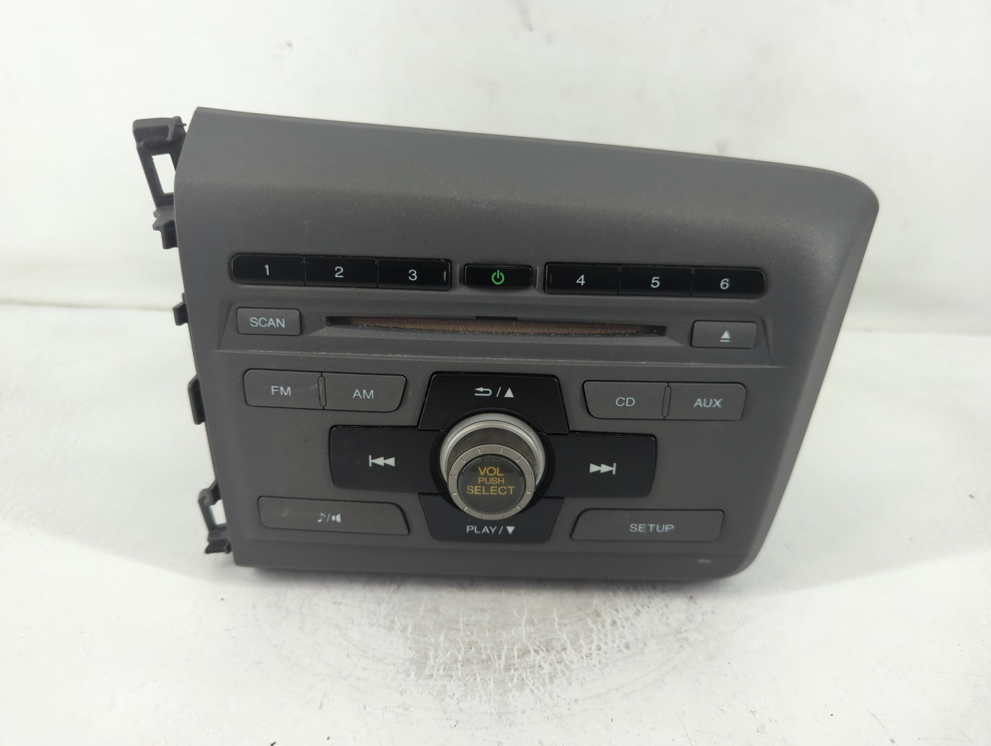 2012 Honda Civic Radio AM FM Cd Player Receiver Replacement P/N:39100-TR0-A315-M1 Fits OEM Used Auto Parts - Oemusedautopart