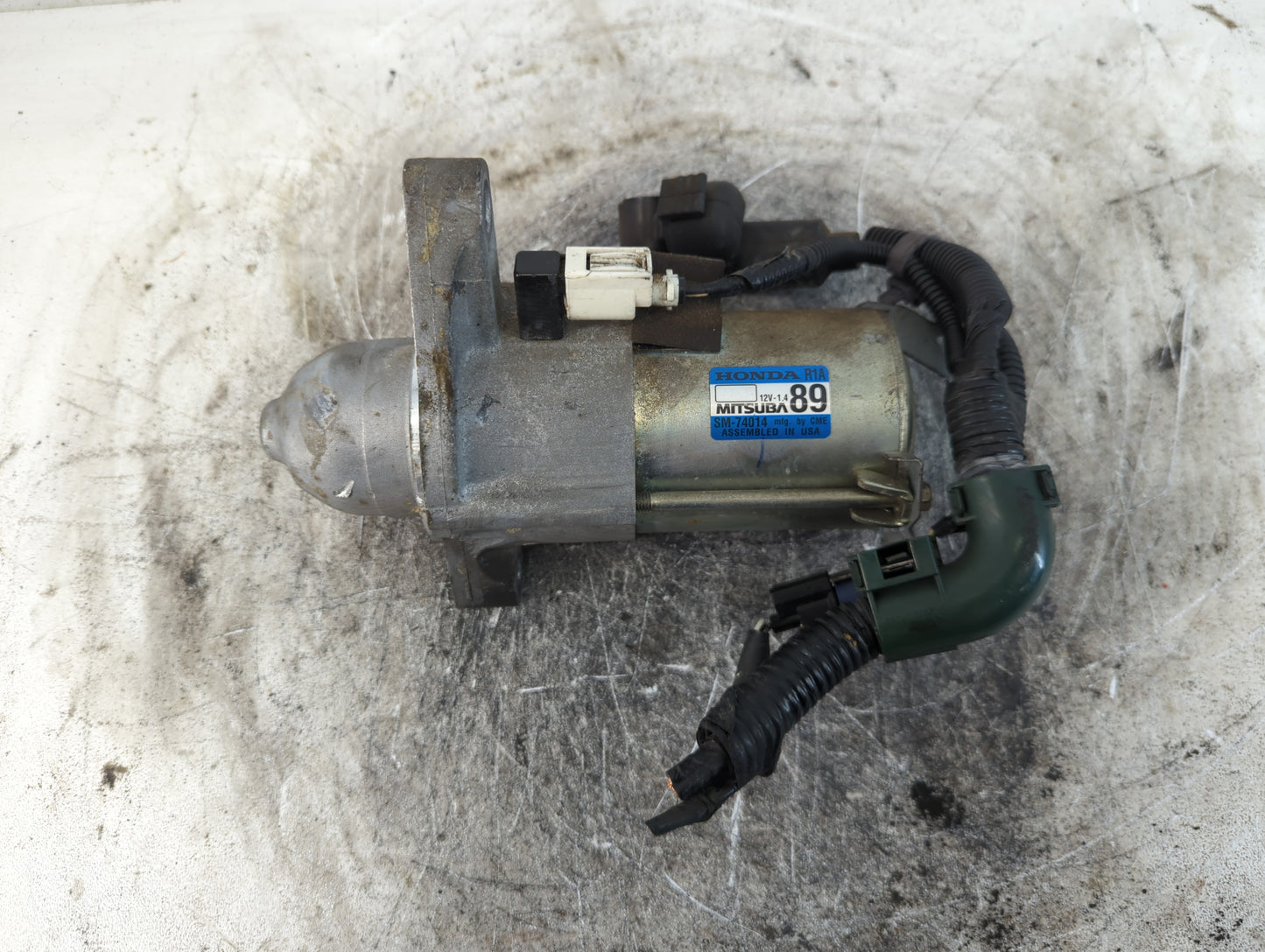 2013-2015 Honda Civic Car Starter Motor Solenoid OEM P/N:SM-74014 Fits Fits 2013 2014 2015 2016 2017 2018 2019 2020 2021 202