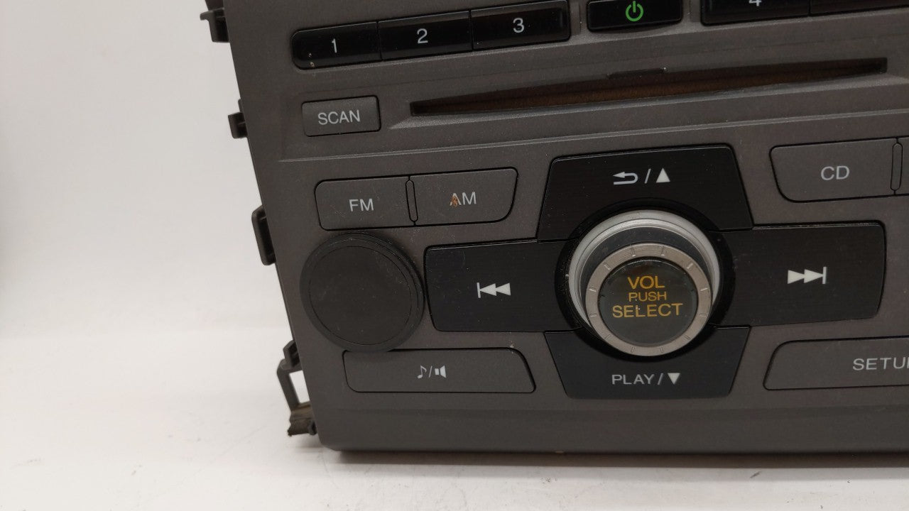 2012 Honda Civic Radio AM FM Cd Player Receiver Replacement P/N:39100-TR0-A315-M1 Fits OEM Used Auto Parts - Oemusedautopart