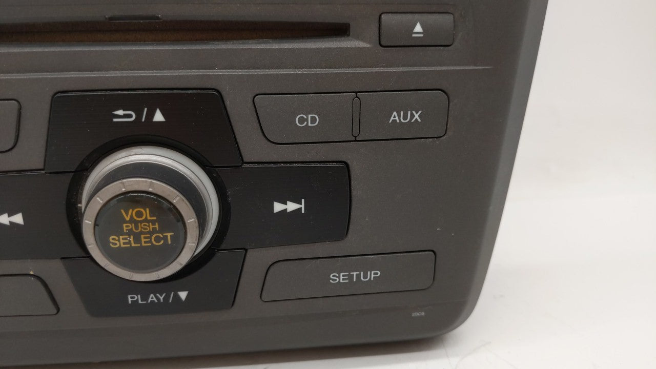 2012 Honda Civic Radio AM FM Cd Player Receiver Replacement P/N:39100-TR0-A315-M1 Fits OEM Used Auto Parts - Oemusedautopart