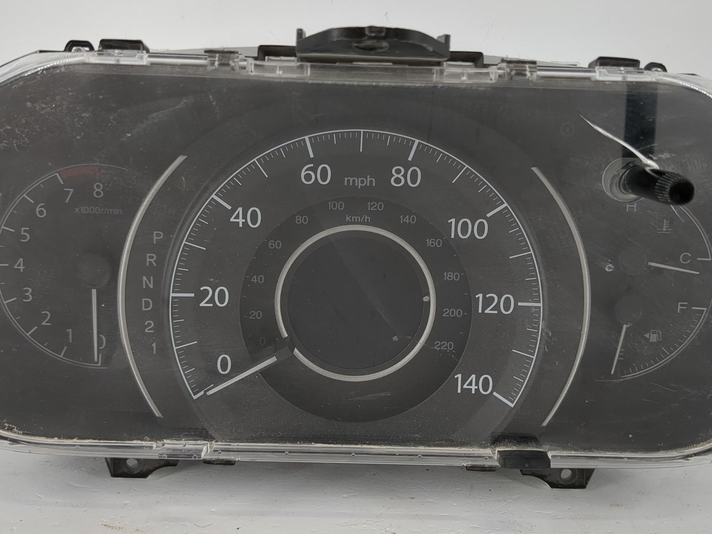 2012-2013 Honda Cr-V Instrument Cluster Speedometer Gauges P/N:78100-T0A-A312-M1 Fits Fits 2012 2013 OEM Used Auto Parts - O