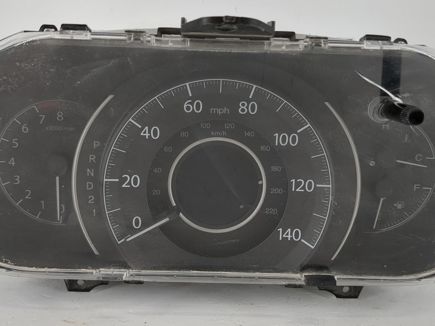 2012-2013 Honda Cr-V Instrument Cluster Speedometer Gauges P/N:78100-T0A-A312-M1 Fits Fits 2012 2013 OEM Used Auto Parts - O