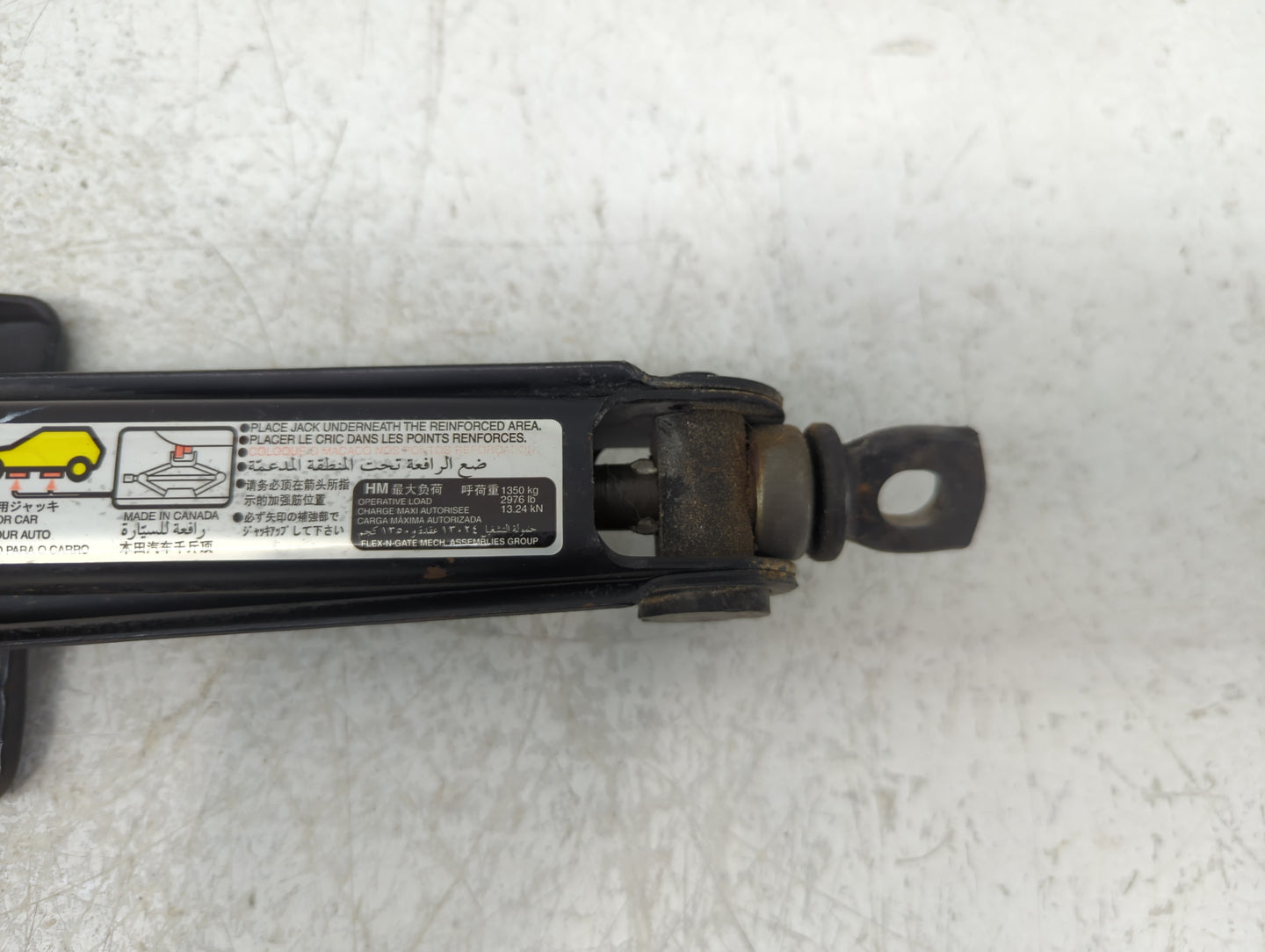 2012 Honda Cr-v Spare Scissor Car Jack - Oemusedautoparts1.com