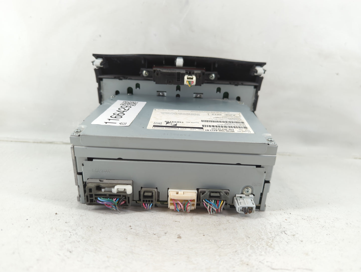 2012-2014 Honda Cr-V Radio AM FM Cd Player Receiver Replacement P/N:39100-T0A-A213-M1 Fits Fits 2012 2013 2014 OEM Used Auto