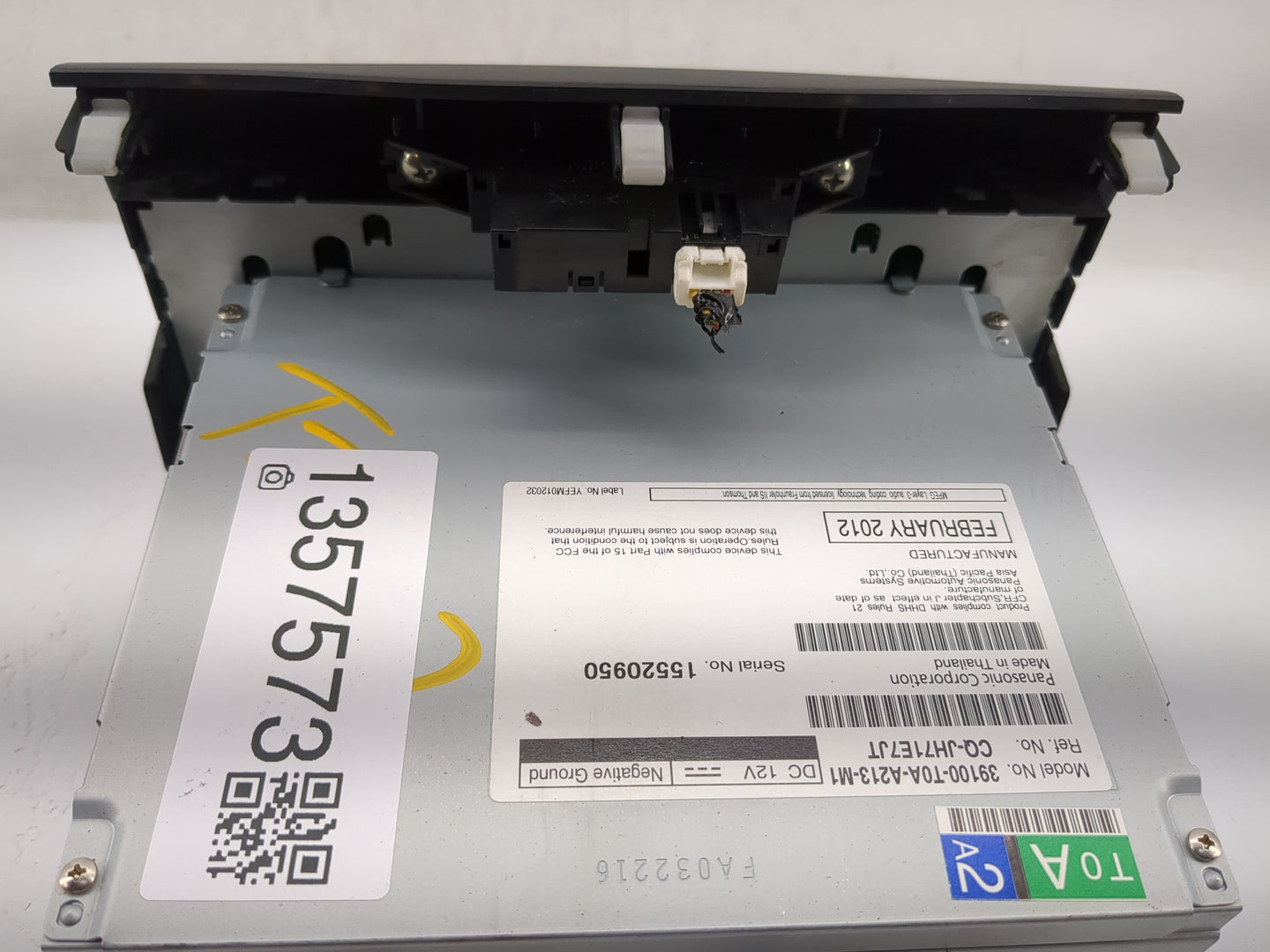 2012-2014 Honda Cr-V Radio AM FM Cd Player Receiver Replacement P/N:39100-T0A-A213-M1 Fits Fits 2012 2013 2014 OEM Used Auto