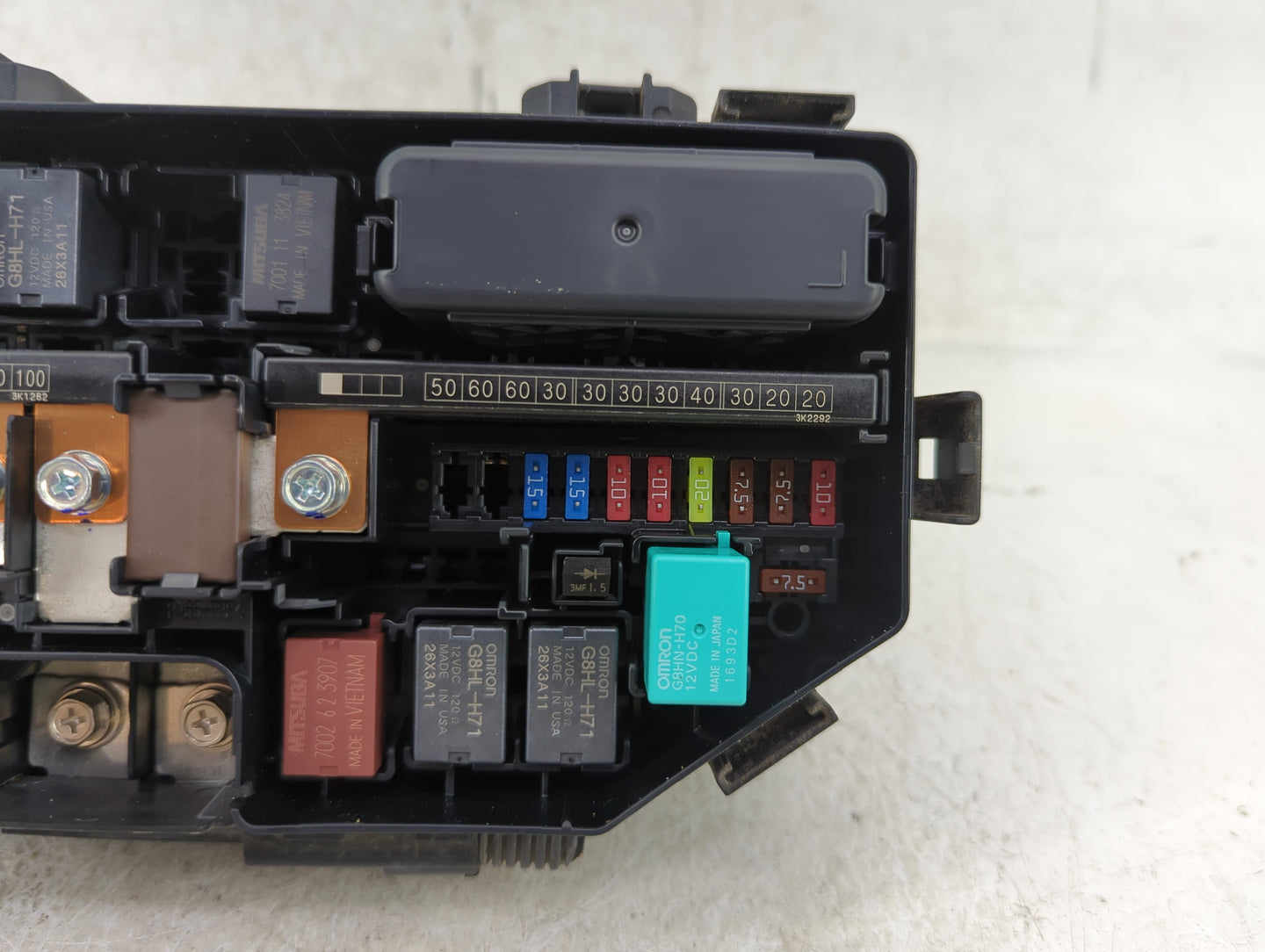 2012-2014 Honda Cr-V Fusebox Fuse Box Panel Relay Module P/N:191R100MEM T0A A011 A0 Fits Fits 2012 2013 2014 OEM Used Auto P