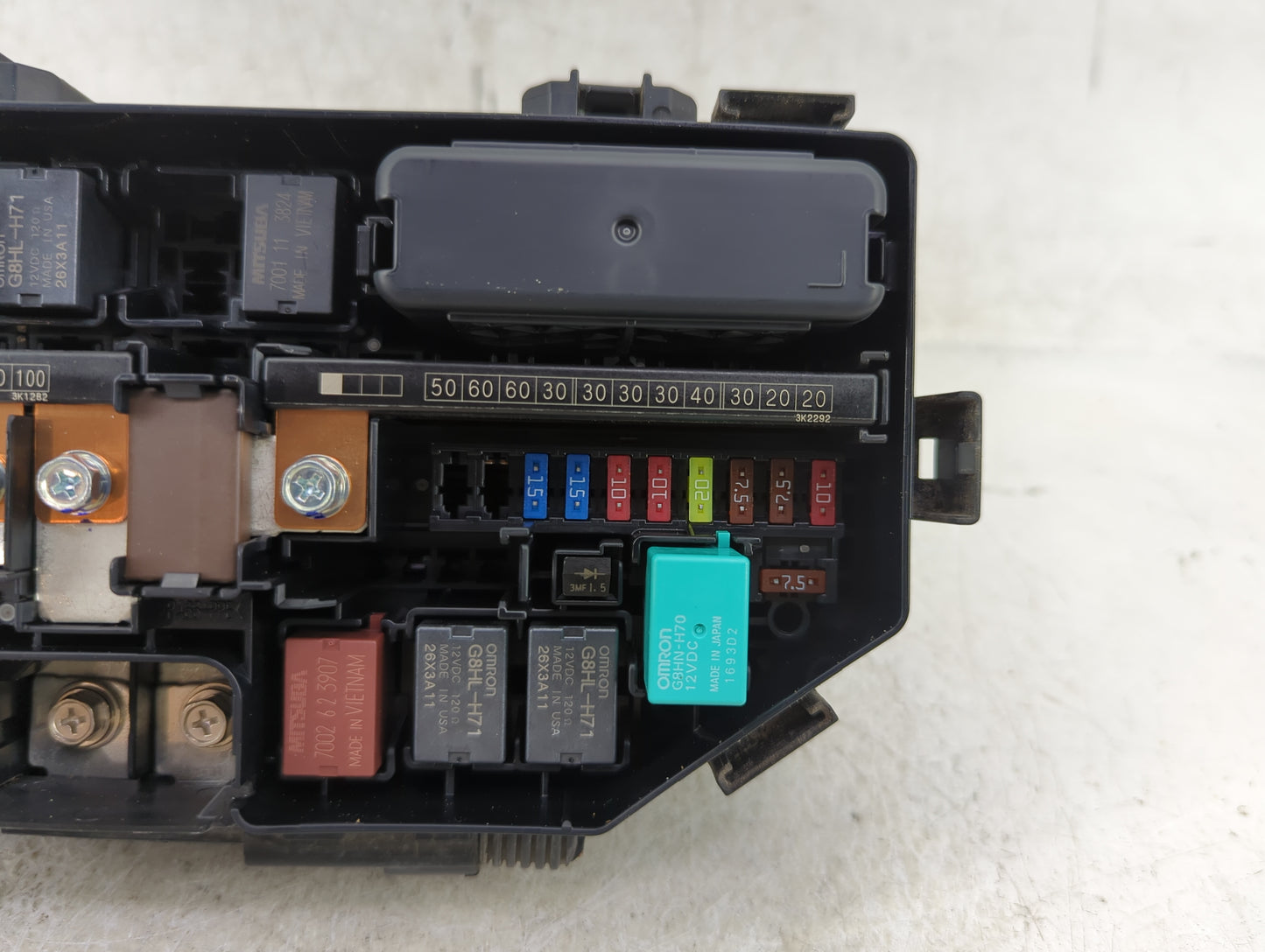 2012-2014 Honda Cr-V Fusebox Fuse Box Panel Relay Module P/N:191R100MEM T0A A011 A0 Fits Fits 2012 2013 2014 OEM Used Auto P