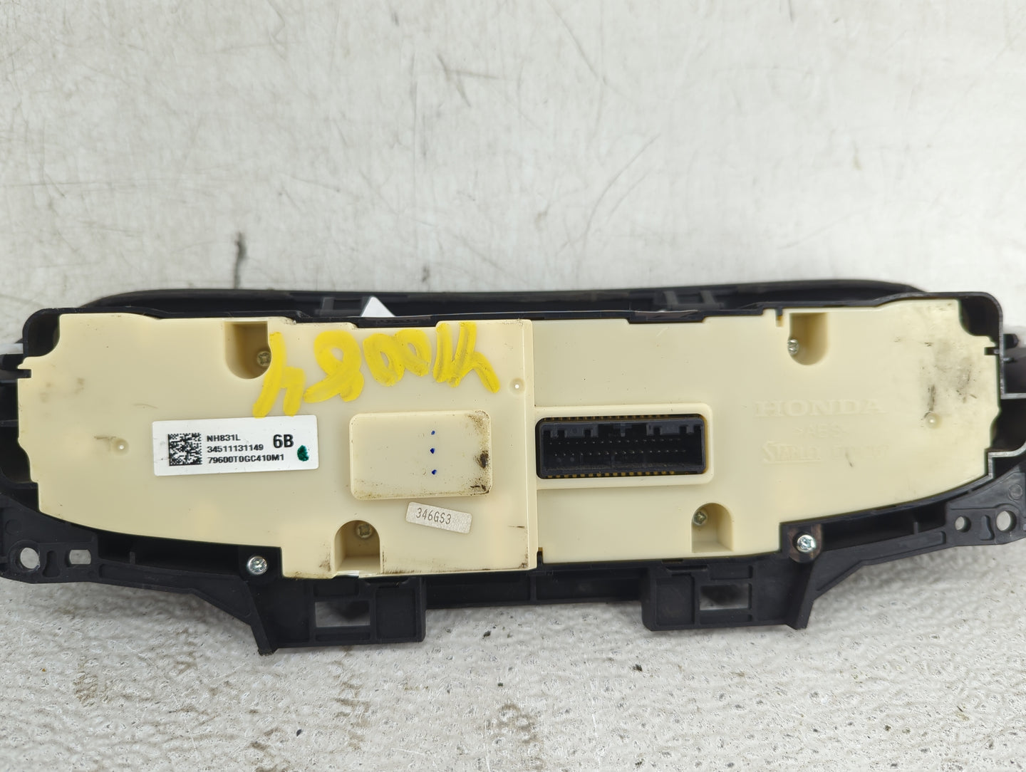 2012 Honda Cr-V Climate Control Module Temperature AC/Heater Replacement P/N:79600T0GC410M1 Fits OEM Used Auto Parts - Oemus