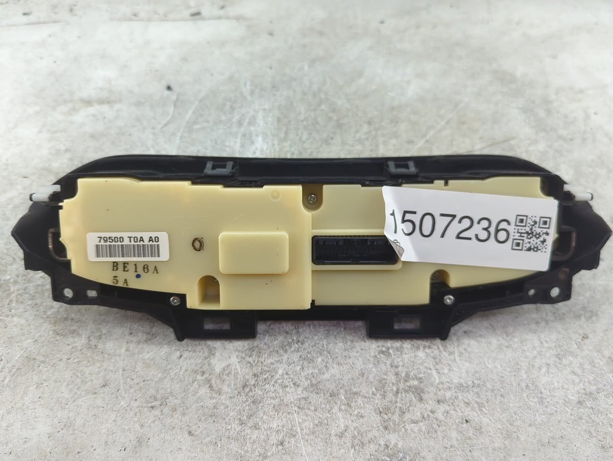 2012 Honda Cr-V Climate Control Module Temperature AC/Heater Replacement P/N:79500 T0A A0 Fits OEM Used Auto Parts - Oemused