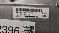 2012-2014 Honda Cr-V PCM Engine Control Computer ECU ECM PCU OEM P/N:37820-R5A-A66 37820-R5A-A64 Fits Fits 2012 2013 2014 OE