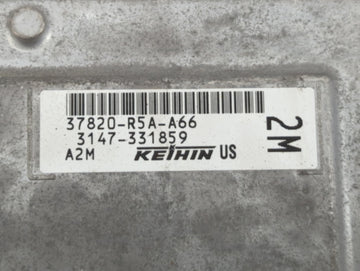 2012-2014 Honda Cr-V PCM Engine Control Computer ECU ECM PCU OEM P/N:37820-R5A-A66 37820-R5A-A64 Fits 2012 2013 2014 OEM Used Auto Parts