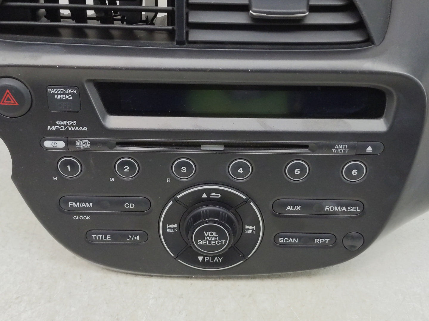 2009-2013 Honda Fit Radio AM FM Cd Player Receiver Replacement P/N:39100-TK6-A014-M1 Fits Fits 2009 2010 2011 2012 2013 OEM 