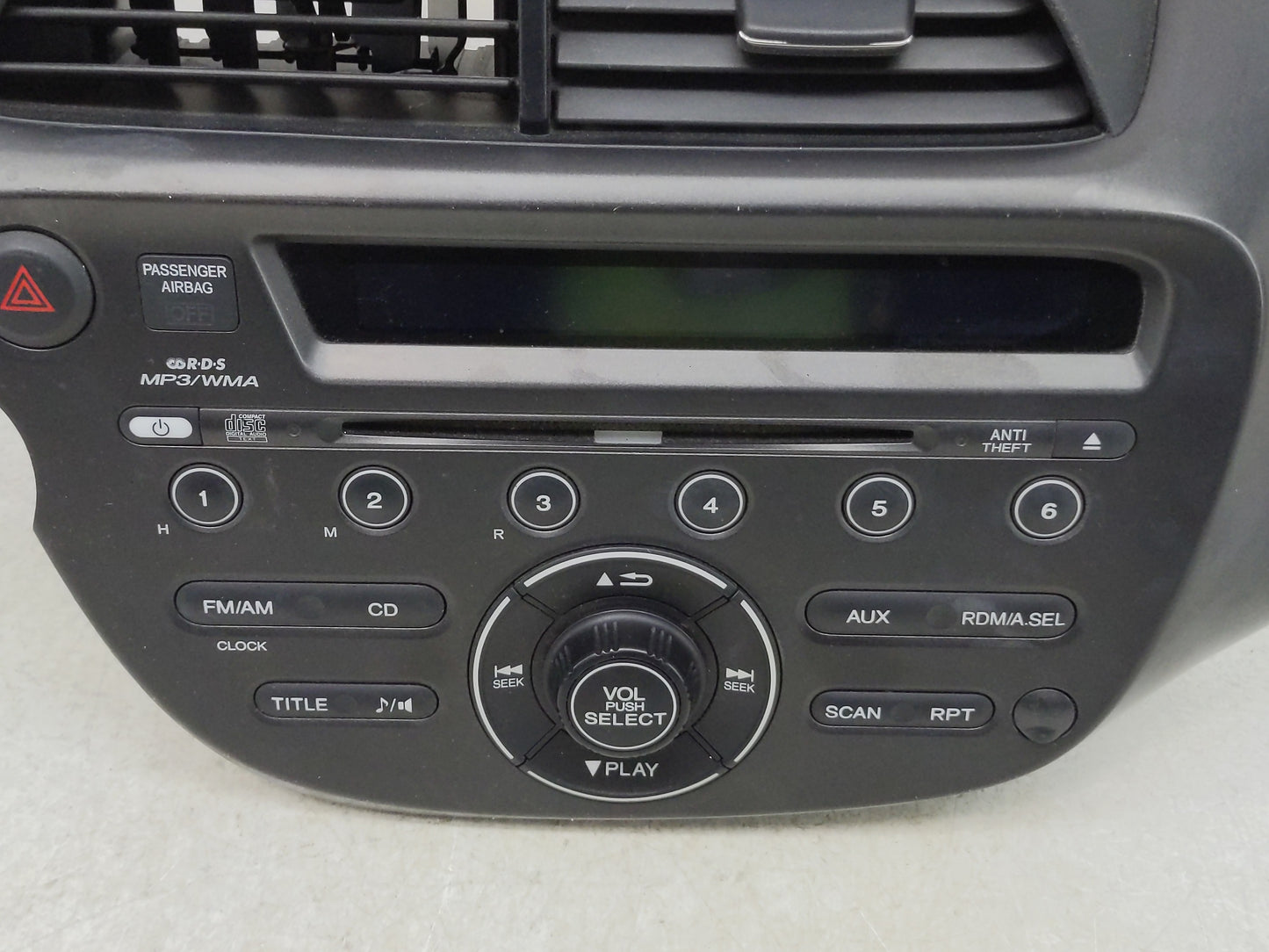 2009-2013 Honda Fit Radio AM FM Cd Player Receiver Replacement P/N:39100-TK6-A014-M1 Fits Fits 2009 2010 2011 2012 2013 OEM 