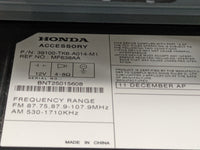 2009-2013 Honda Fit Radio AM FM Cd Player Receiver Replacement P/N:39100-TK6-A014-M1 Fits Fits 2009 2010 2011 2012 2013 OEM 