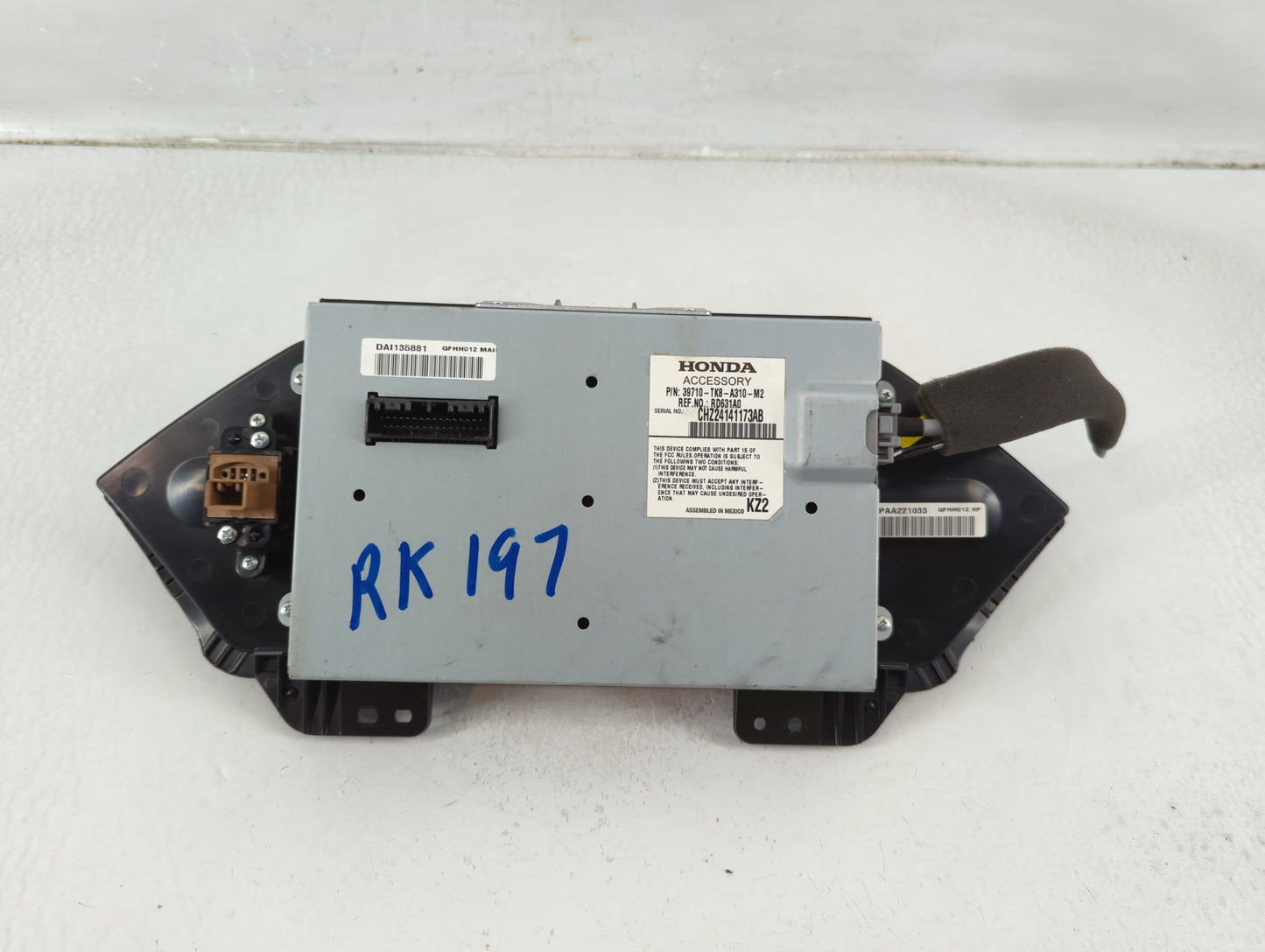 2011-2013 Honda Odyssey Radio AM FM Cd Player Receiver Replacement P/N:39710-TK8-A310-M2 3L5T-18C868-AC Fits Fits 2011 2012 