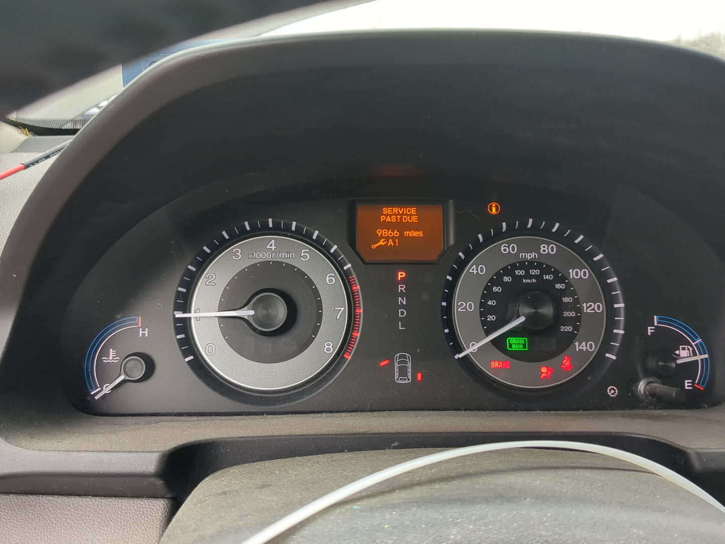 2011-2013 Honda Odyssey Instrument Cluster Speedometer Gauges Miles:198K Fits Fits 2011 2012 2013 OEM Used Auto Parts - Oemu