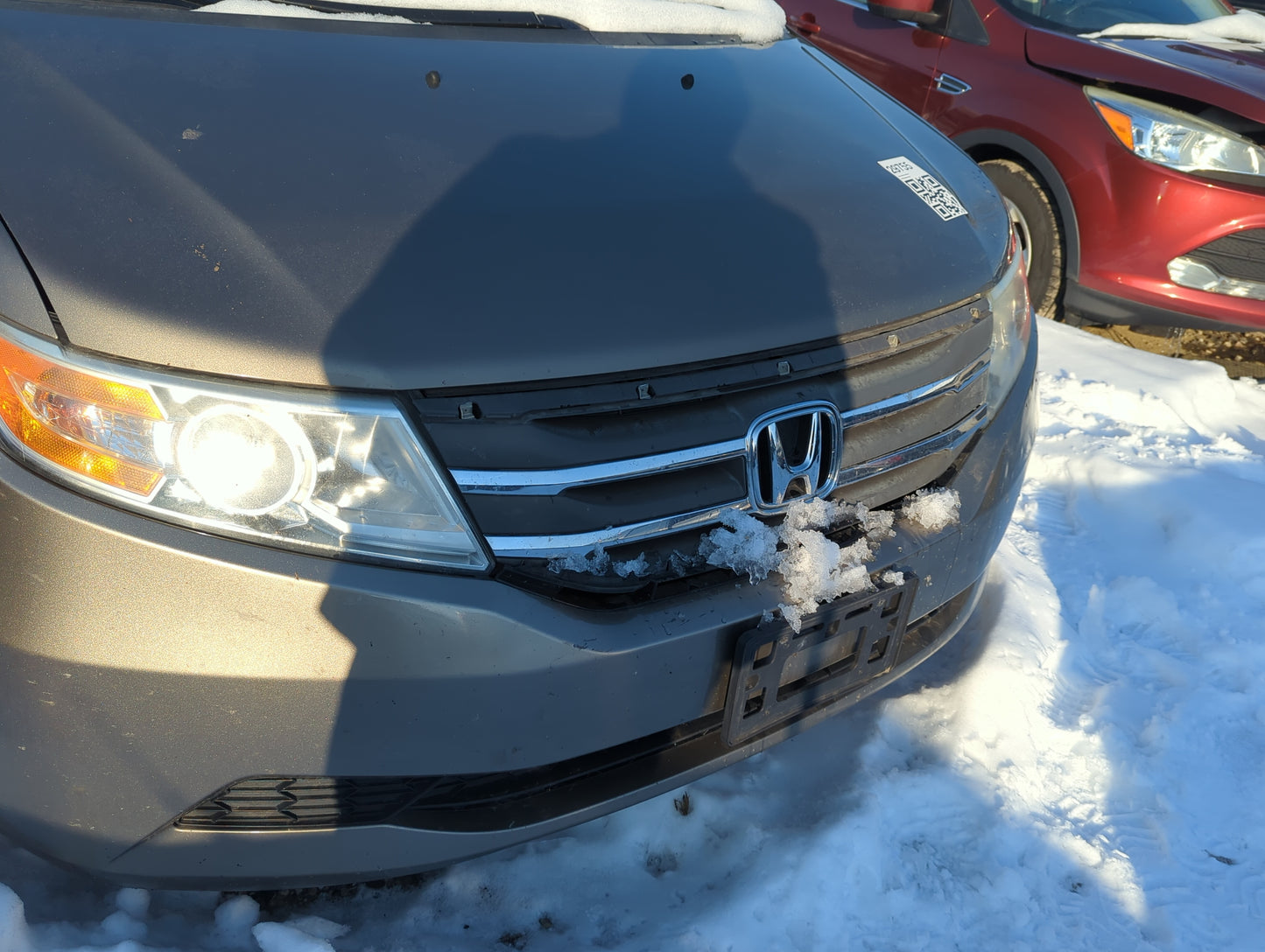 2011-2013 Honda Odyssey Front Grille Bumper Not Included 1365026 - Oemusedautoparts1.com