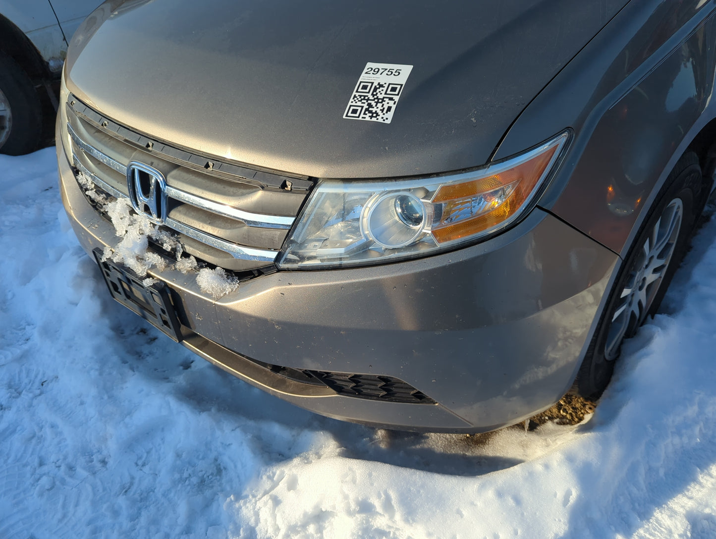 2011-2013 Honda Odyssey Front Bumper - Oem - Oemusedautoparts1.com