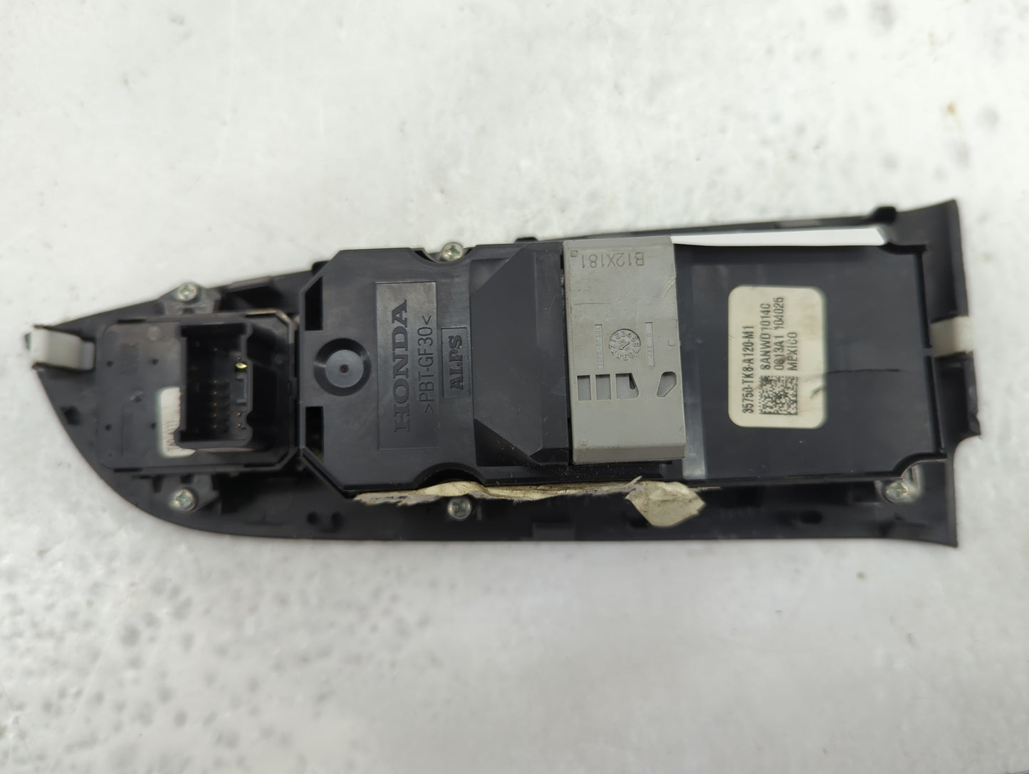 2011-2013 Honda Odyssey Master Power Window Switch Replacement Driver Side Left P/N:35750-TK8-A120-M1 PBT-GF30 Fits OEM Used