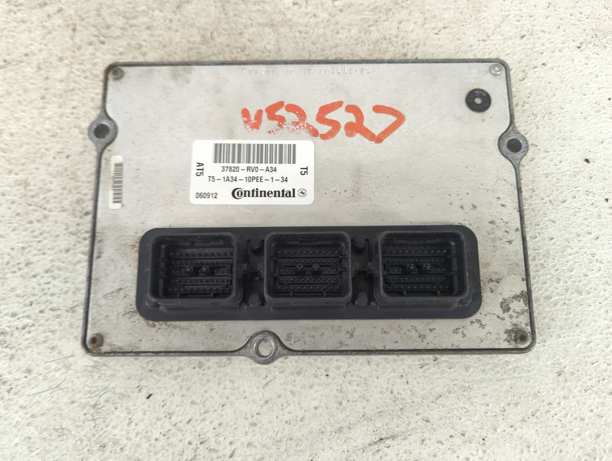 2012 Honda Odyssey PCM Engine Control Computer ECU ECM PCU OEM P/N:37820-RV0-A34 T5-1A34-10PEE-1-34 Fits OEM Used Auto Parts