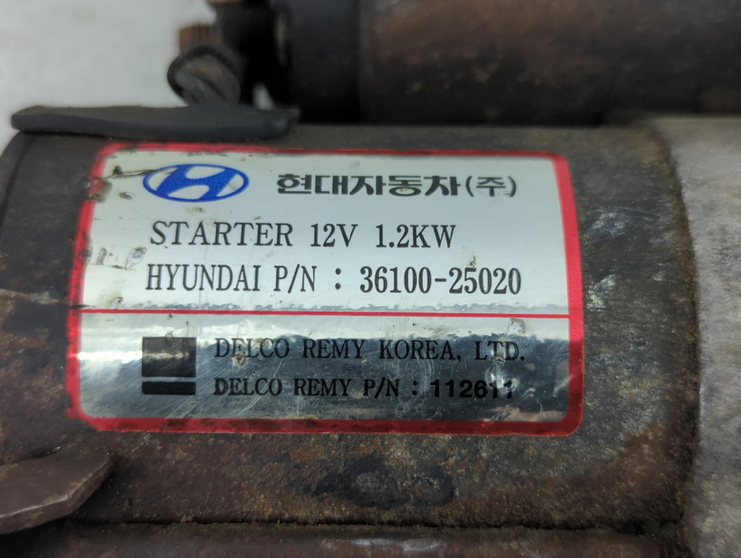 2011-2013 Honda Odyssey Car Starter Motor Solenoid OEM P/N:36100-25020 Fits Fits 2009 2010 2011 2012 2013 OEM Used Auto Part