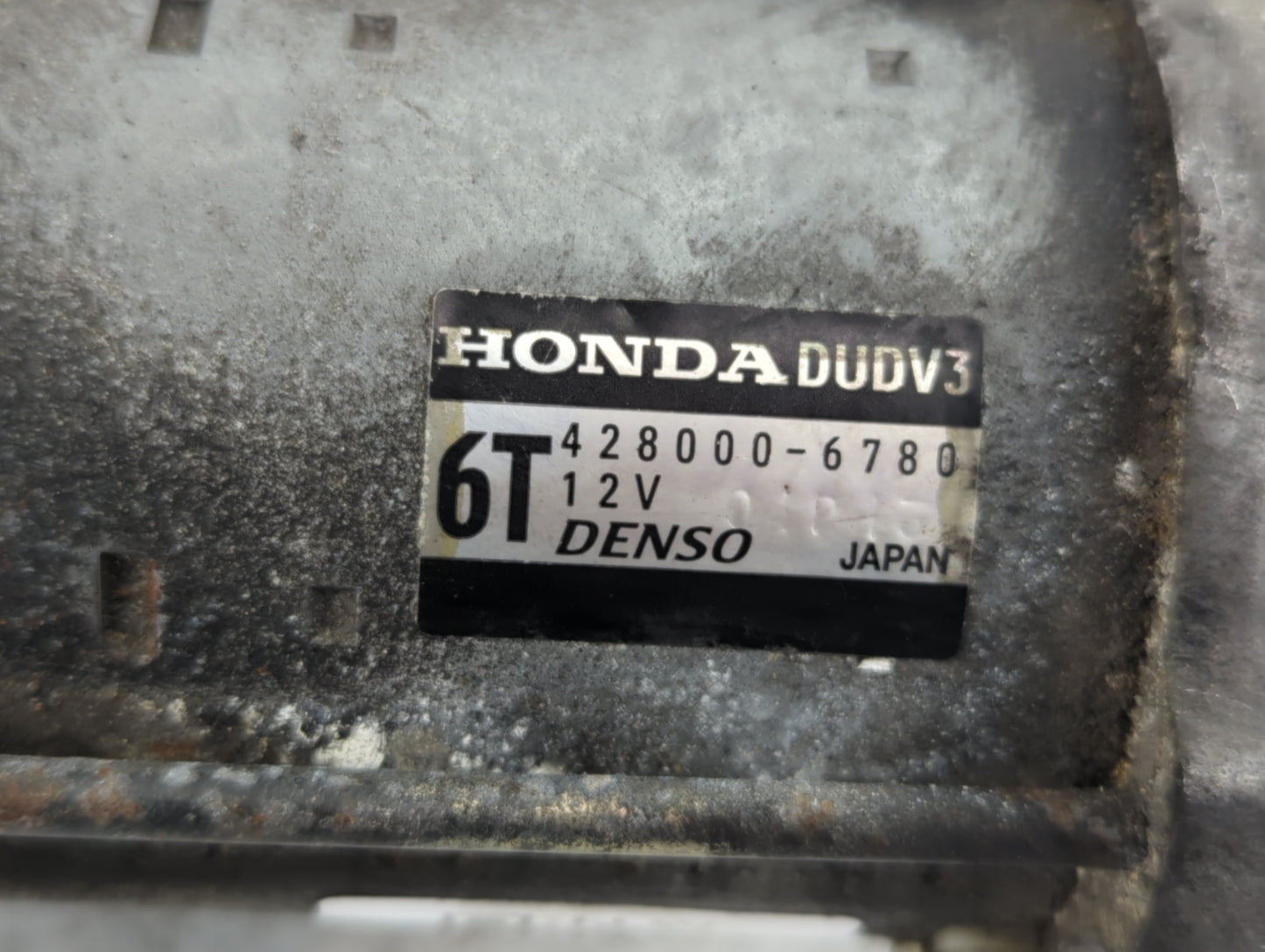2011-2013 Honda Odyssey Car Starter Motor Solenoid OEM P/N:428000-6780 Fits Fits 2010 2011 2012 2013 OEM Used Auto Parts - O