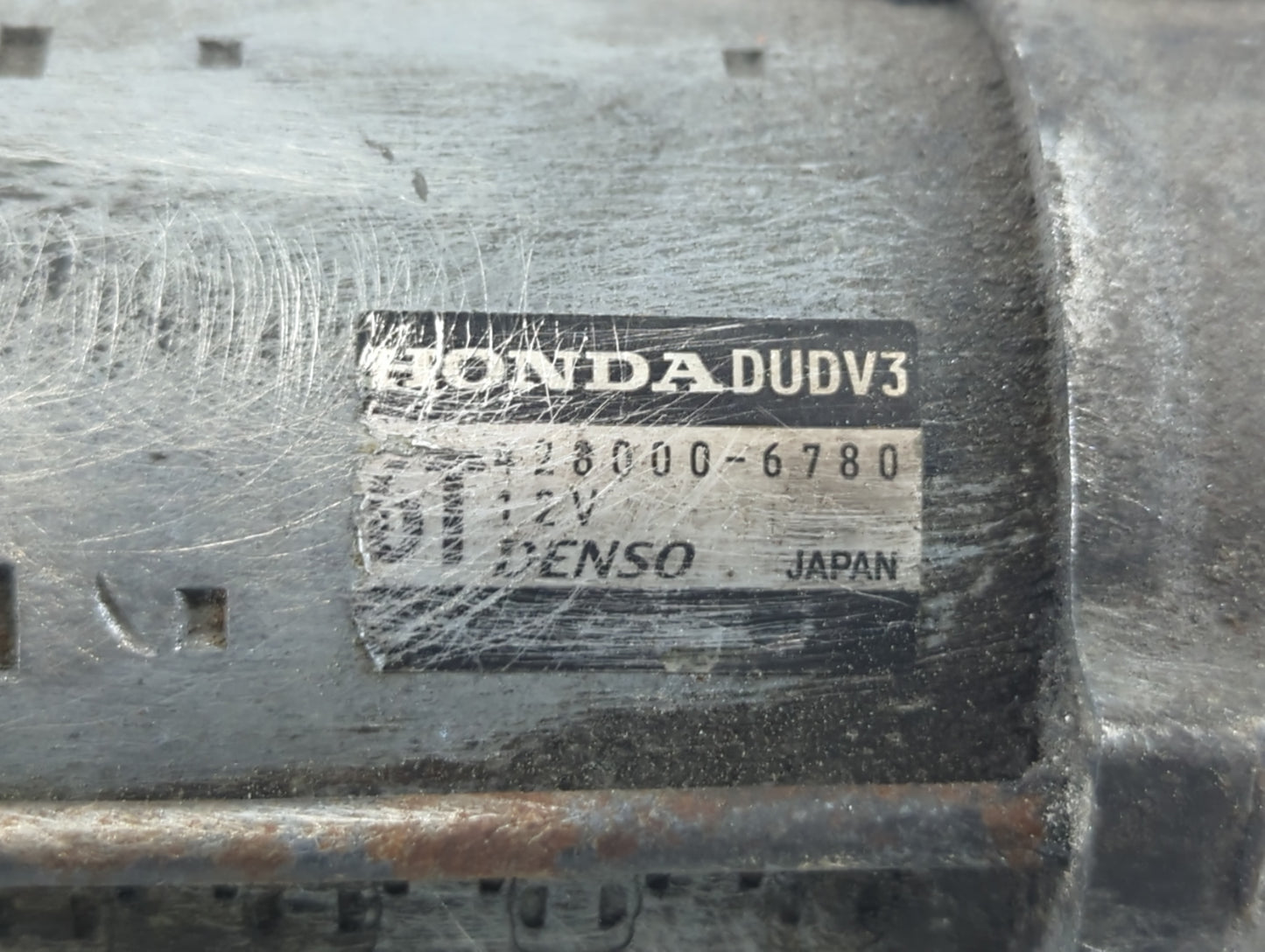 2011-2013 Honda Odyssey Car Starter Motor Solenoid OEM P/N:428000-6780 Fits Fits 2010 2011 2012 2013 OEM Used Auto Parts - O