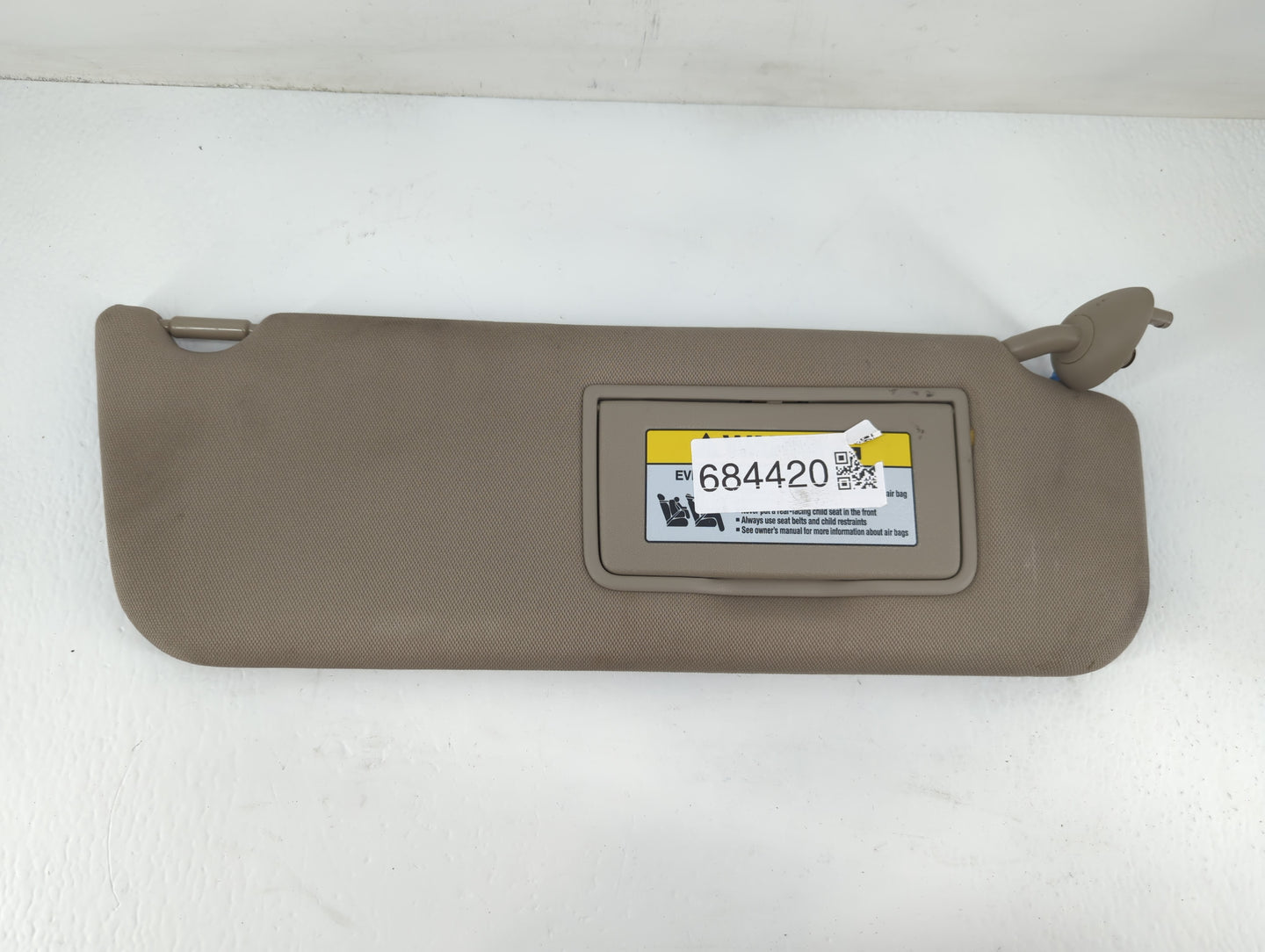 2011-2017 Honda Odyssey Sun Visor Shade Replacement Passenger Right Mirror Fits Fits 2011 2012 2013 2014 2015 2016 2017 OEM 