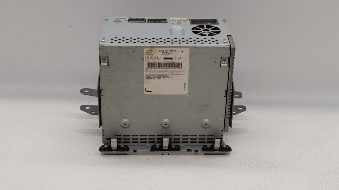 2012 Honda Pilot Radio AM FM Cd Player Receiver Replacement P/N:39100-SZA-A111-M1 Fits OEM Used Auto Parts - Oemusedautopart